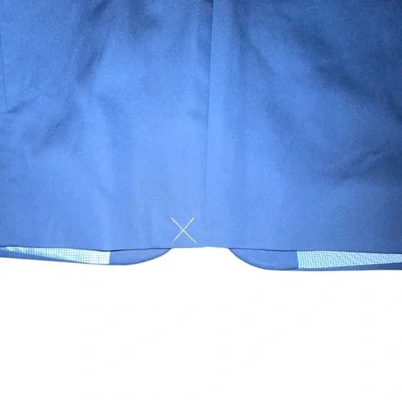 NEW ~ EXPRESS Men’s Blue Fitted Cotton-Blend Photographer Suit Jacket ~ Size 36R - Picture 7 of 15
